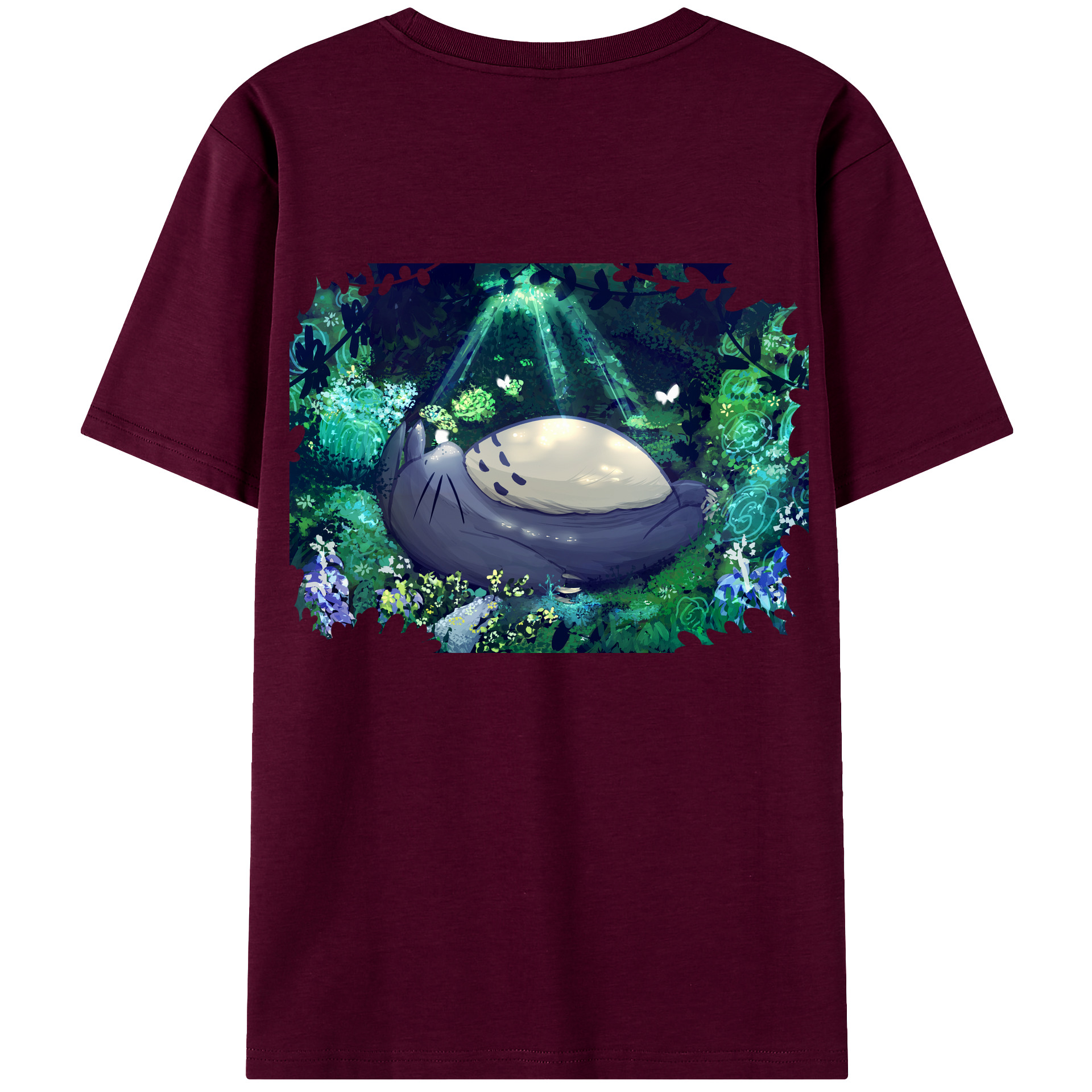 （画像用） となりのトトロ 草壁メイ 草壁サツキ My Neighbor Totoro Satsuki Kusakabe Mei Kusakabe レディース半袖Tシャツ(バックプリント)